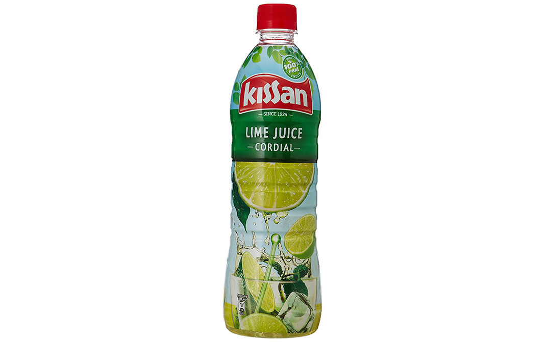 Kissan Lime Juice Cordial    Plastic Bottle  750 millilitre
